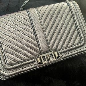 Rebecca Minkoff Chevron Quilted Jumbo Love Crossbody 299